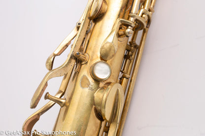 Conn Chu Berry New Wonder 1 Tenor Saxophone Burnished Gold Plate Portrait 1924