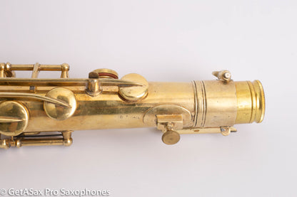 Conn Chu Berry New Wonder 1 Tenor Saxophone Burnished Gold Plate Portrait 1924