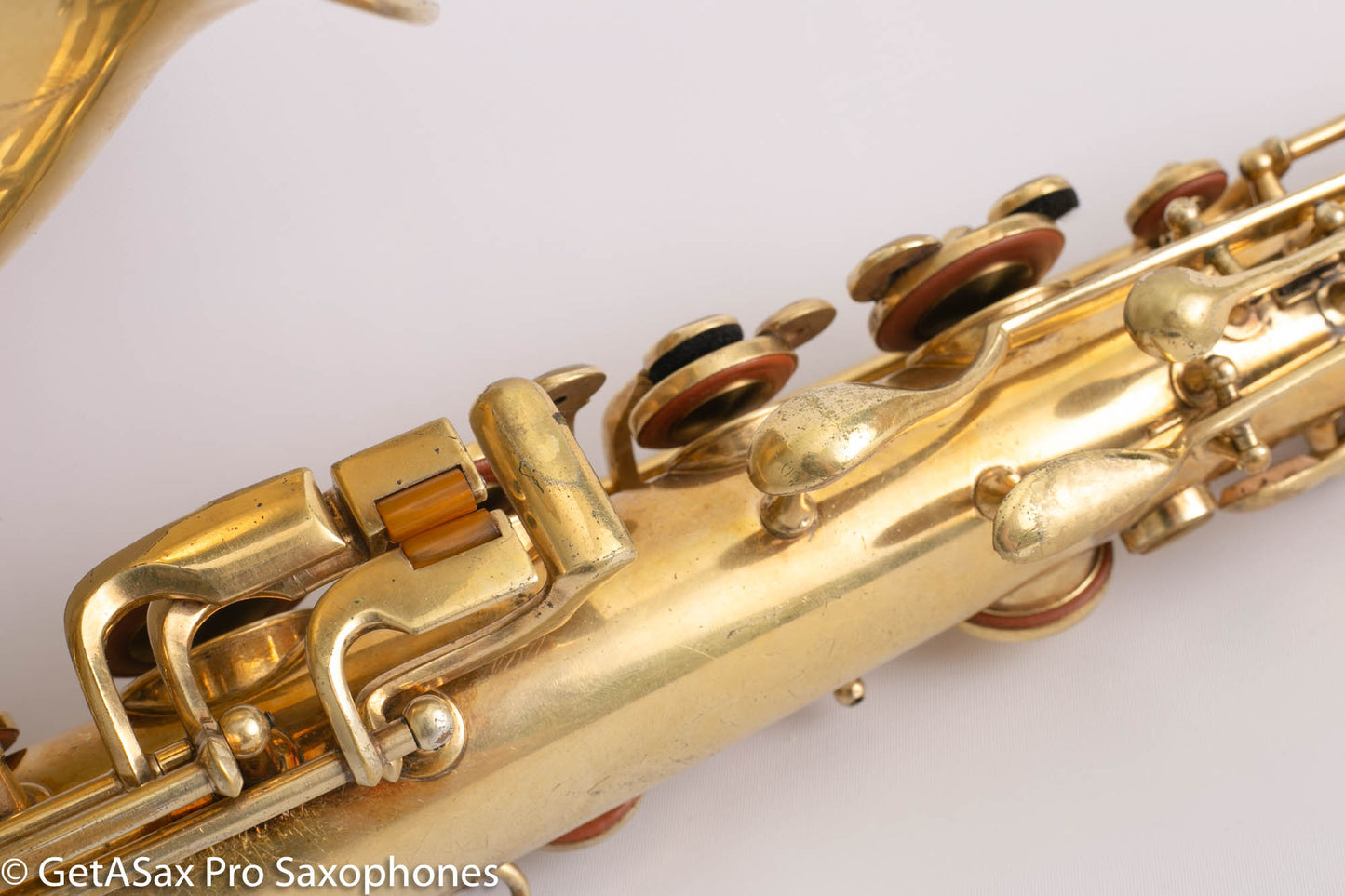 Conn Chu Berry New Wonder 1 Tenor Saxophone Burnished Gold Plate Portrait 1924
