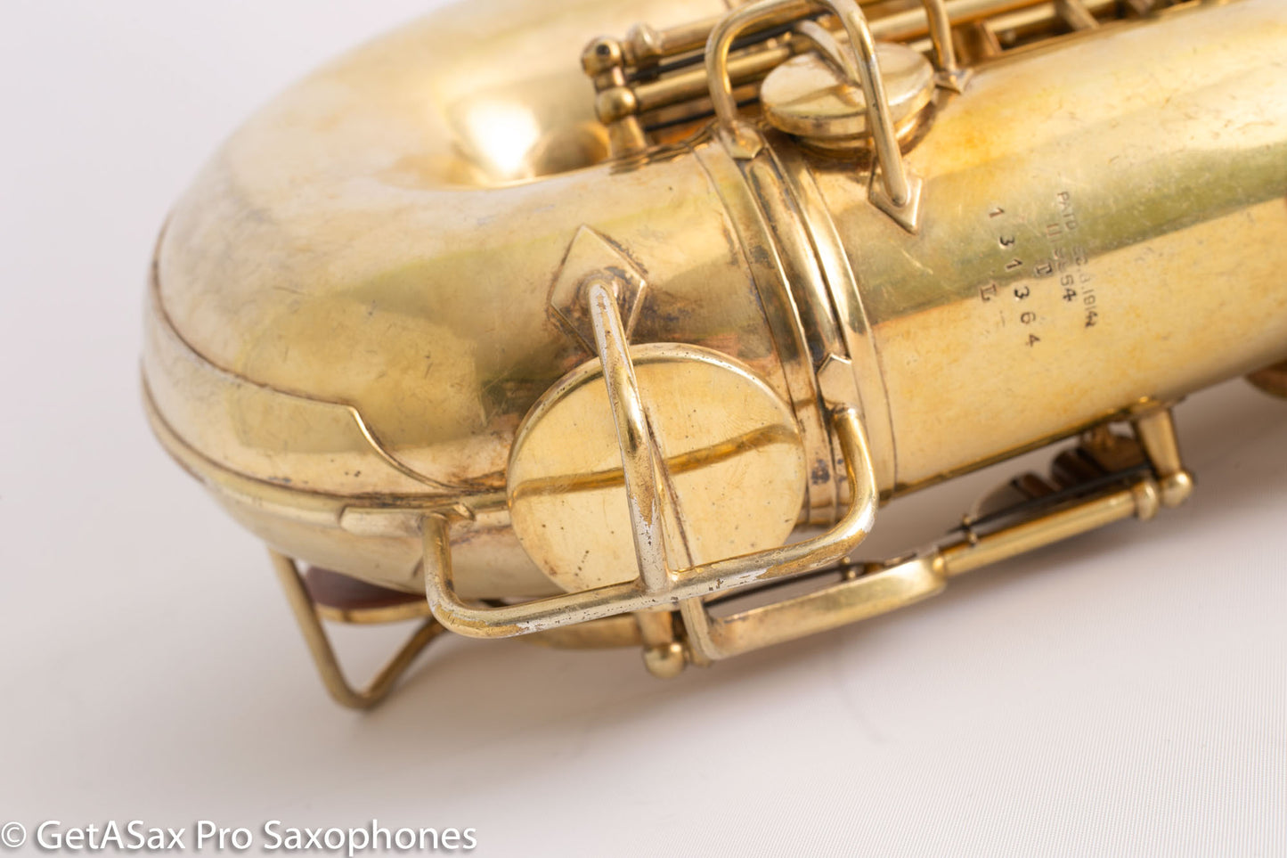 Conn Chu Berry New Wonder 1 Tenor Saxophone Burnished Gold Plate Portrait 1924