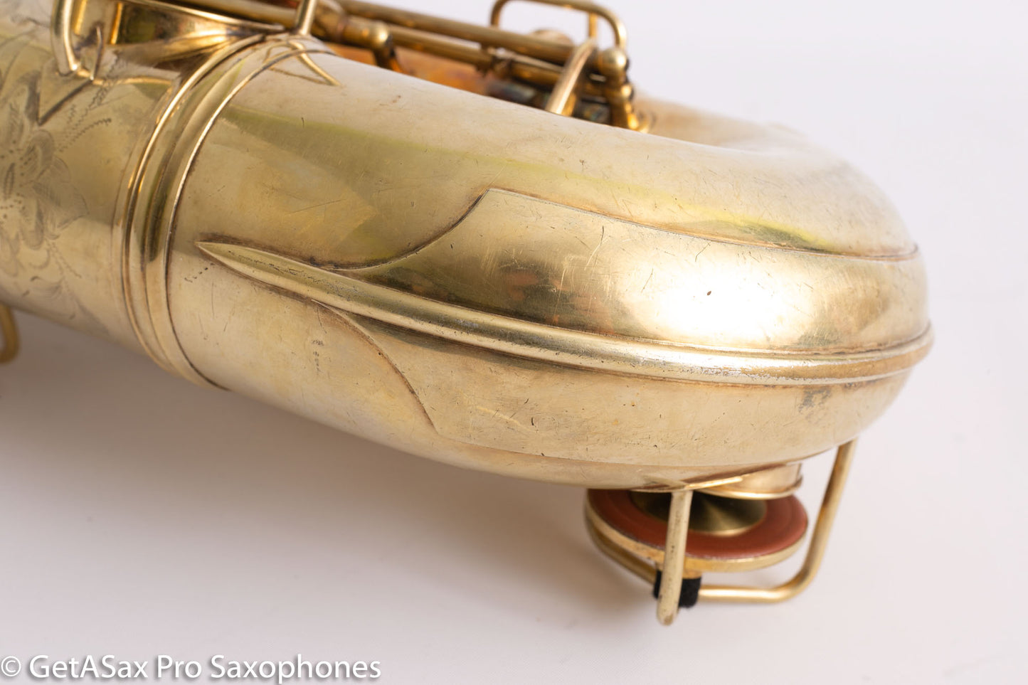Conn Chu Berry New Wonder 1 Tenor Saxophone Burnished Gold Plate Portrait 1924