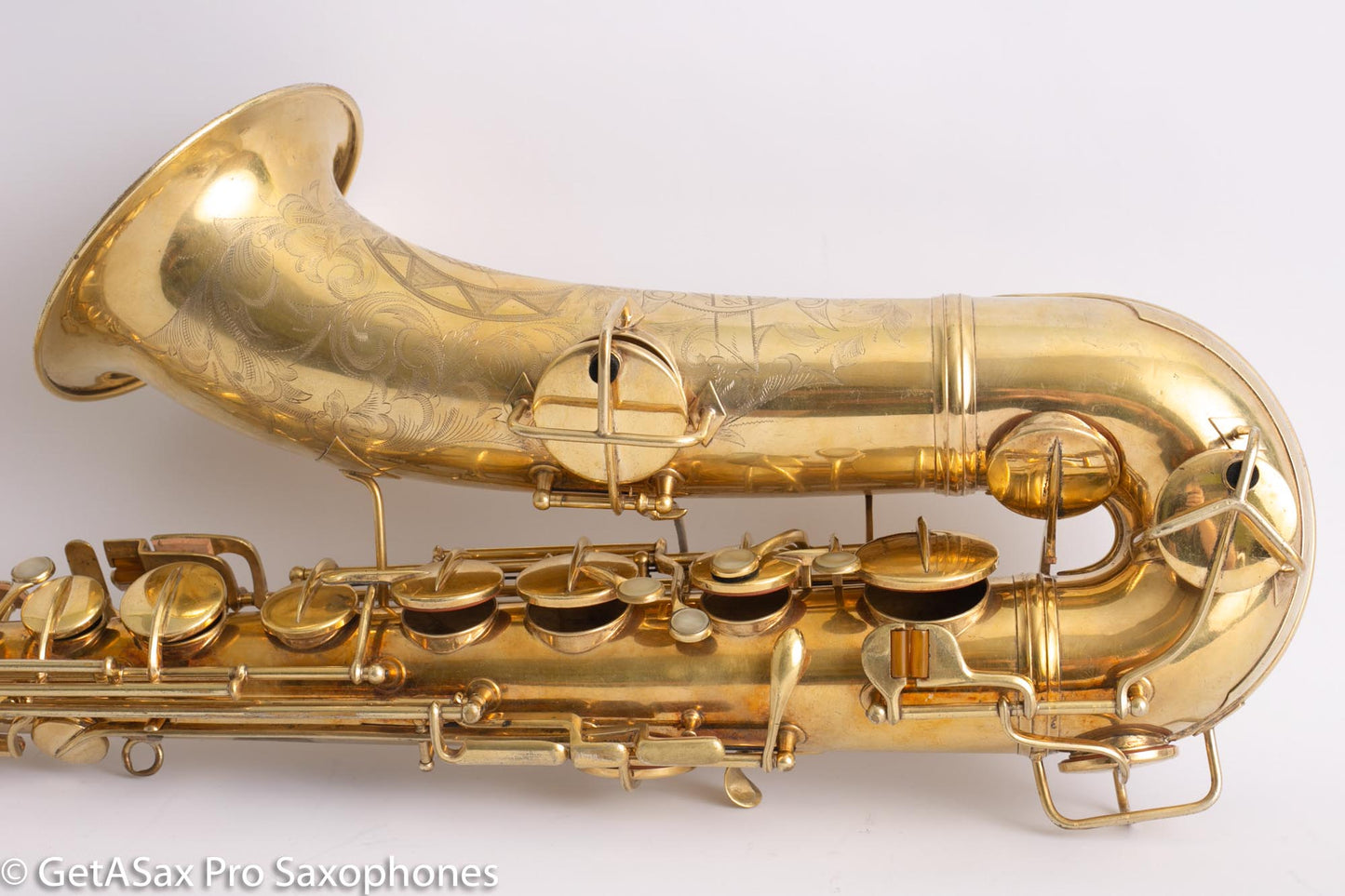 Conn Chu Berry New Wonder 1 Tenor Saxophone Burnished Gold Plate Portrait 1924