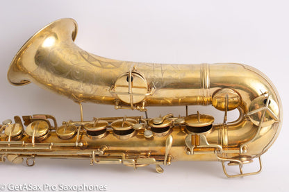 Conn Chu Berry New Wonder 1 Tenor Saxophone Burnished Gold Plate Portrait 1924