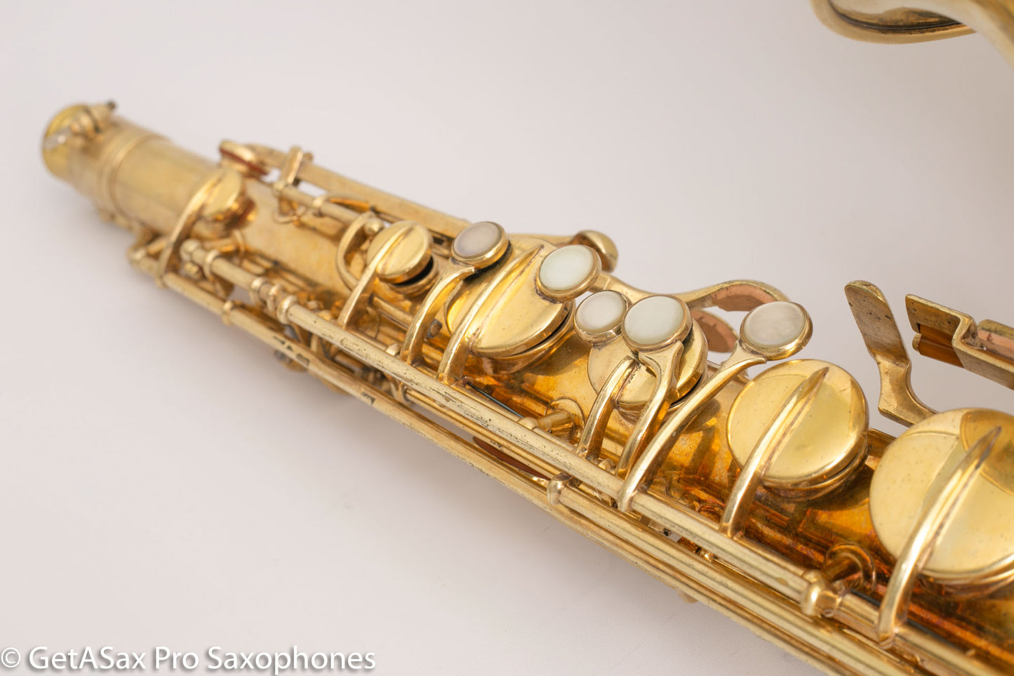 Conn Chu Berry New Wonder 1 Tenor Saxophone Burnished Gold Plate Portrait 1924
