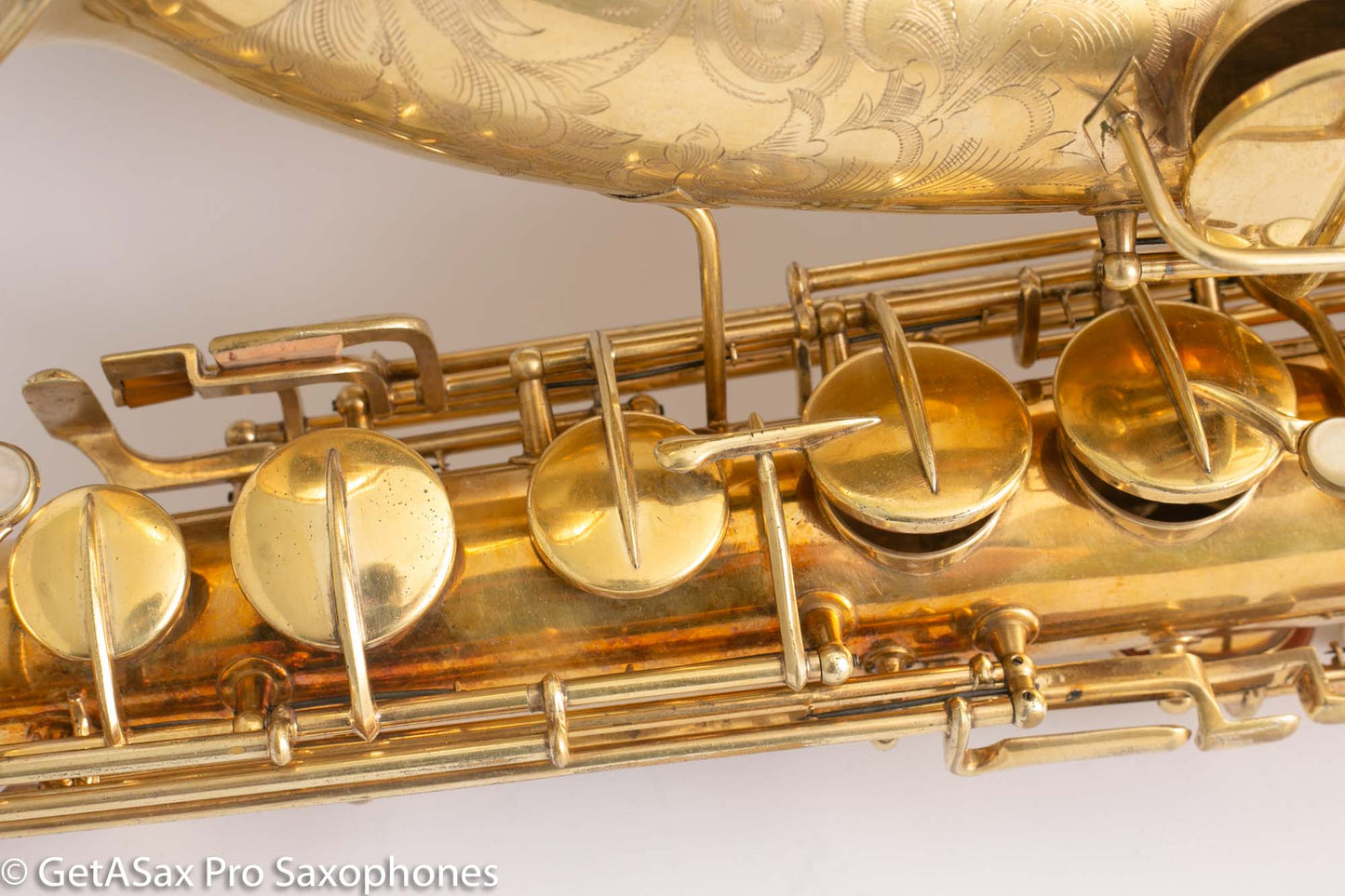 Conn Chu Berry New Wonder 1 Tenor Saxophone Burnished Gold Plate Portrait 1924