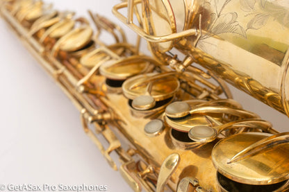 Conn Chu Berry New Wonder 1 Tenor Saxophone Burnished Gold Plate Portrait 1924