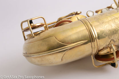 Conn Chu Berry New Wonder 1 Tenor Saxophone Burnished Gold Plate Portrait 1924
