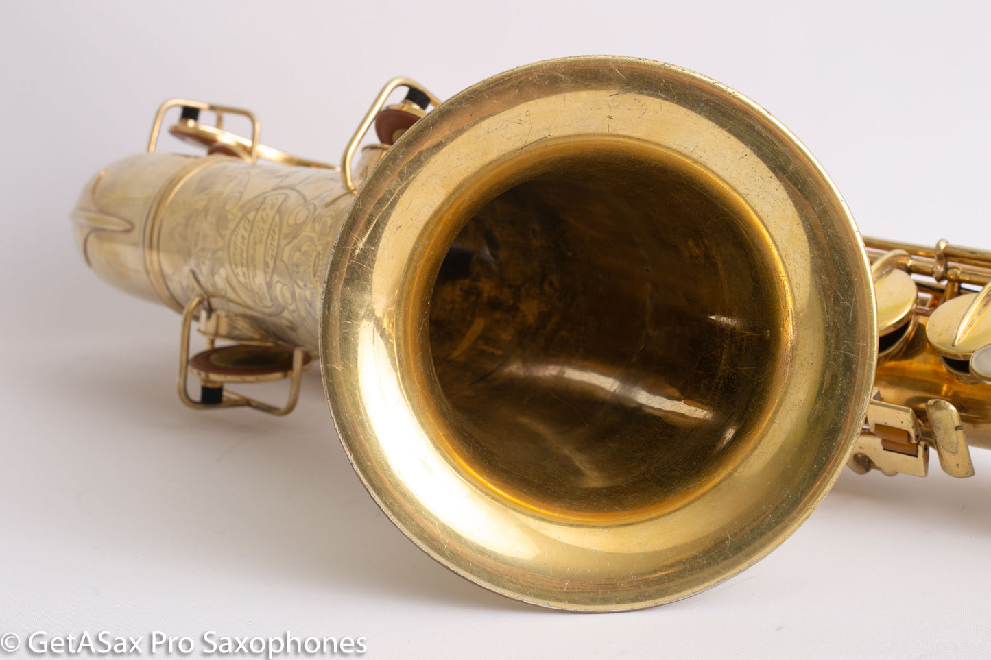 Conn Chu Berry New Wonder 1 Tenor Saxophone Burnished Gold Plate Portrait 1924