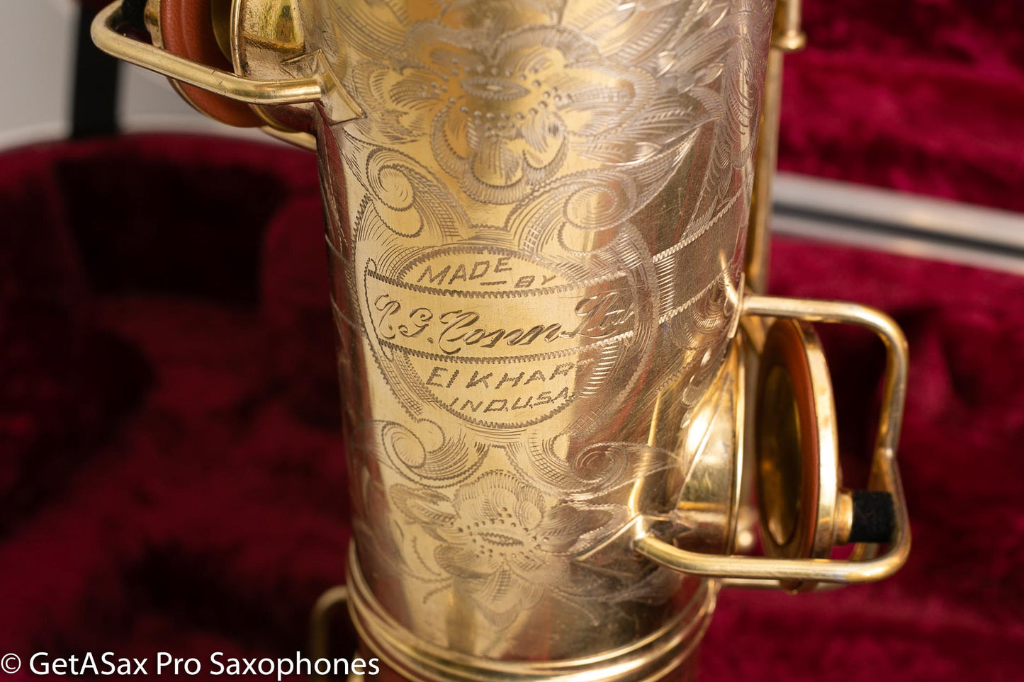 Conn Chu Berry New Wonder 1 Tenor Saxophone Burnished Gold Plate Portrait 1924