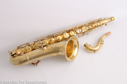 Conn Chu Berry New Wonder 1 Tenor Saxophone Burnished Gold Plate Portrait 1924