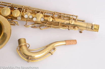 Conn Chu Berry New Wonder 1 Tenor Saxophone Burnished Gold Plate Portrait 1924