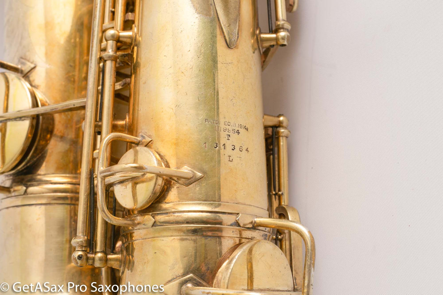 Conn Chu Berry New Wonder 1 Tenor Saxophone Burnished Gold Plate Portrait 1924