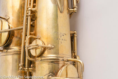 Conn Chu Berry New Wonder 1 Tenor Saxophone Burnished Gold Plate Portrait 1924