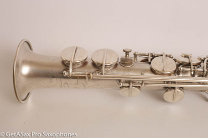 Conn New Wonder 1 C soprano 136795 Excellent Condition Original Silver Plate RARE