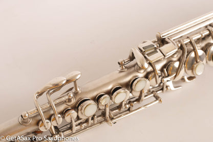 Conn New Wonder 1 C soprano 136795 Excellent Condition Original Silver Plate RARE