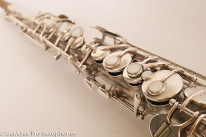 Conn New Wonder 1 C soprano 136795 Excellent Condition Original Silver Plate RARE