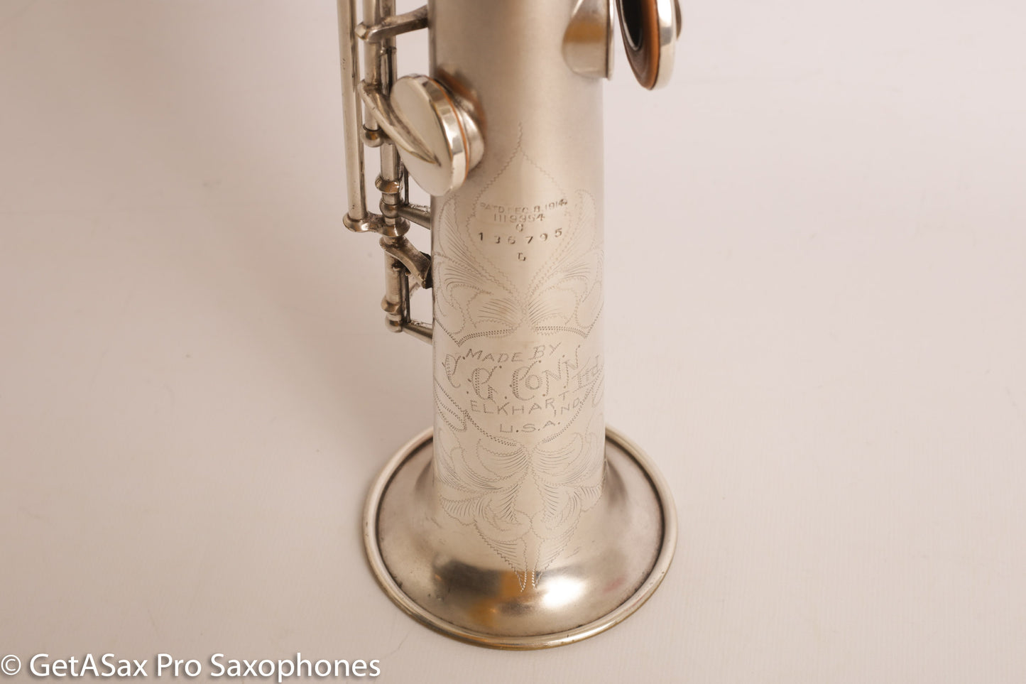 Conn New Wonder 1 C soprano 136795 Excellent Condition Original Silver Plate RARE