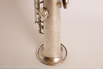 Conn New Wonder 1 C soprano 136795 Excellent Condition Original Silver Plate RARE
