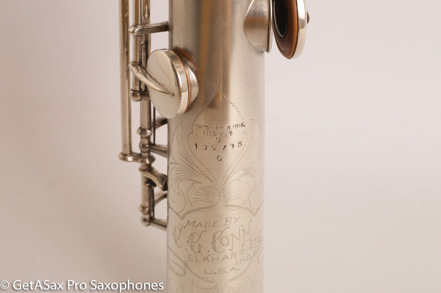 Conn New Wonder 1 C soprano 136795 Excellent Condition Original Silver Plate RARE