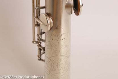Conn New Wonder 1 C soprano 136795 Excellent Condition Original Silver Plate RARE