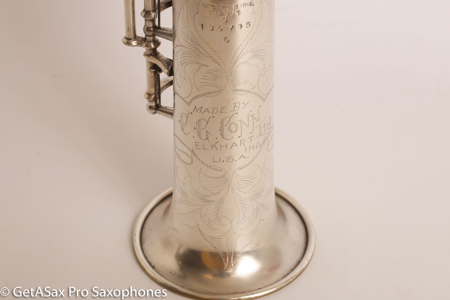 Conn New Wonder 1 C soprano 136795 Excellent Condition Original Silver Plate RARE