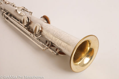 Conn New Wonder 1 C soprano 136795 Excellent Condition Original Silver Plate RARE