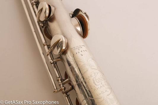 Conn New Wonder 1 C soprano 136795 Excellent Condition Original Silver Plate RARE