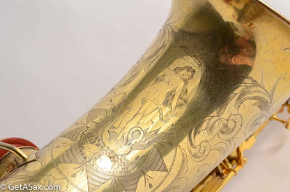 Conn New Wonder 1 Tenor Burnished Gold Portrait Engraving Overhauled!