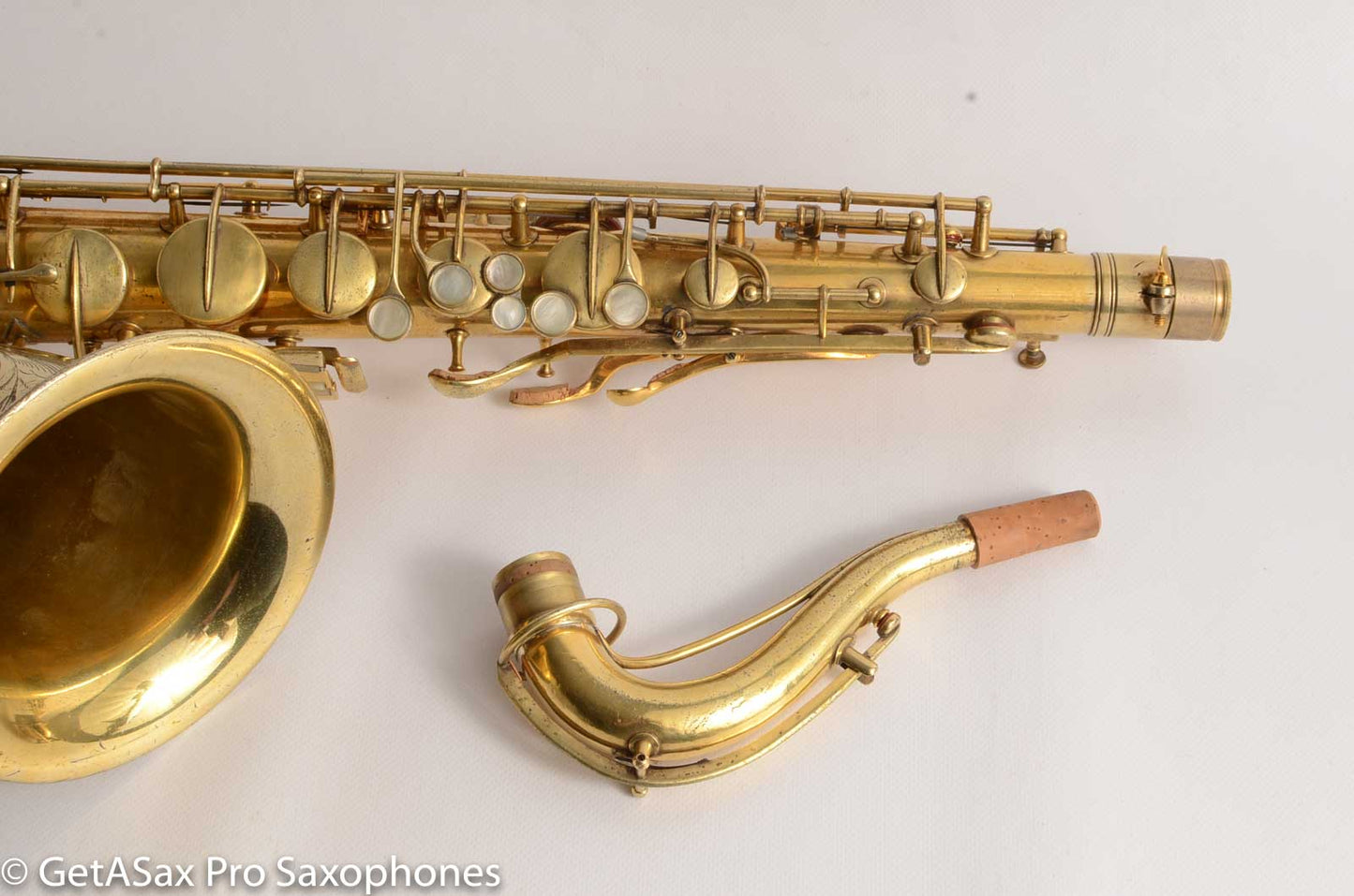Conn New Wonder 1 Tenor Burnished Gold Portrait Engraving Overhauled!