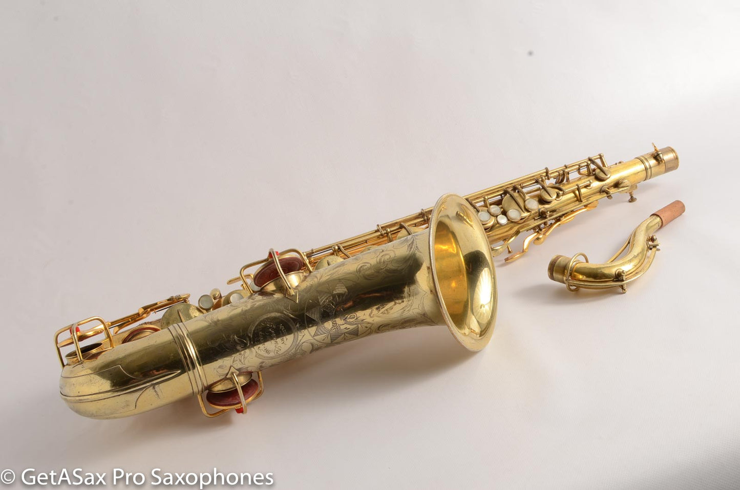 Conn New Wonder 1 Tenor Burnished Gold Portrait Engraving Overhauled!