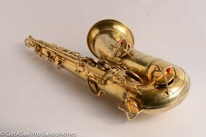 Conn New Wonder 1 Tenor Burnished Gold Portrait Engraving Overhauled!