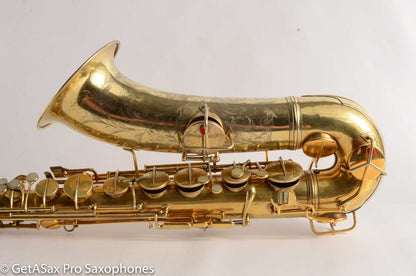 Conn New Wonder 1 Tenor Burnished Gold Portrait Engraving Overhauled!