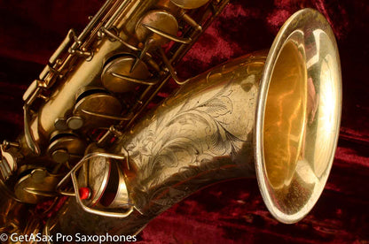 Conn New Wonder 1 Tenor Burnished Gold Portrait Engraving Overhauled!