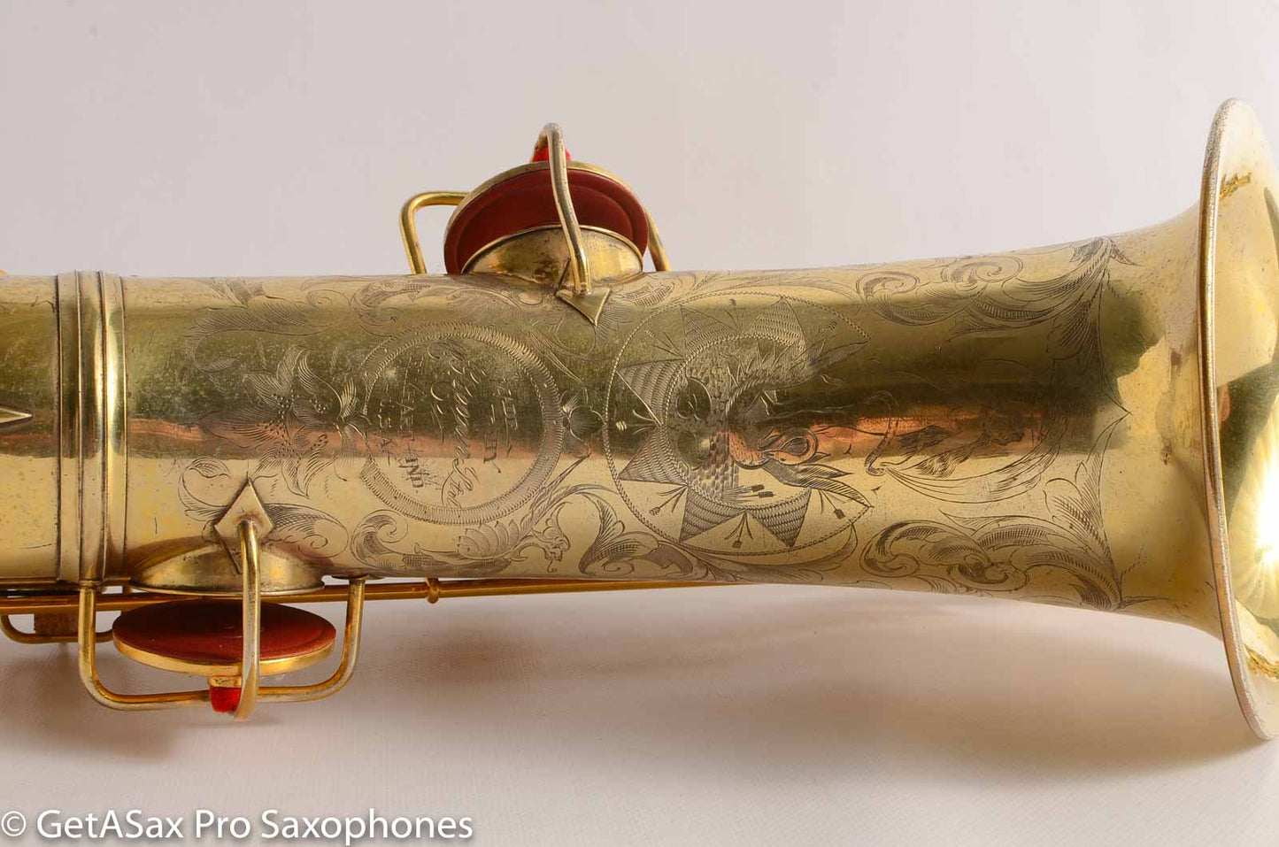 Conn New Wonder 1 Tenor Burnished Gold Portrait Engraving Overhauled!