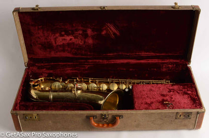 Conn New Wonder 1 Tenor Burnished Gold Portrait Engraving Overhauled!