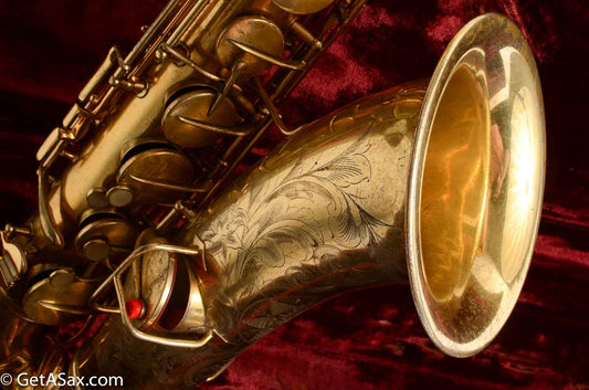Conn New Wonder 1 Tenor Burnished Gold Portrait Engraving Overhauled!