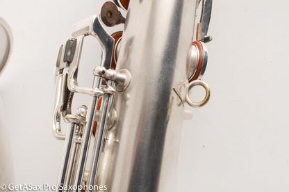 Conn New Wonder 1 Tenor 1924 134421 Original Silver Plate Excellent!