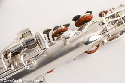 Conn New Wonder 1 Tenor 1924 134421 Original Silver Plate Excellent!
