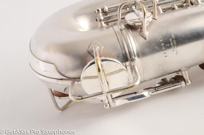 Conn New Wonder 1 Tenor 1924 134421 Original Silver Plate Excellent!