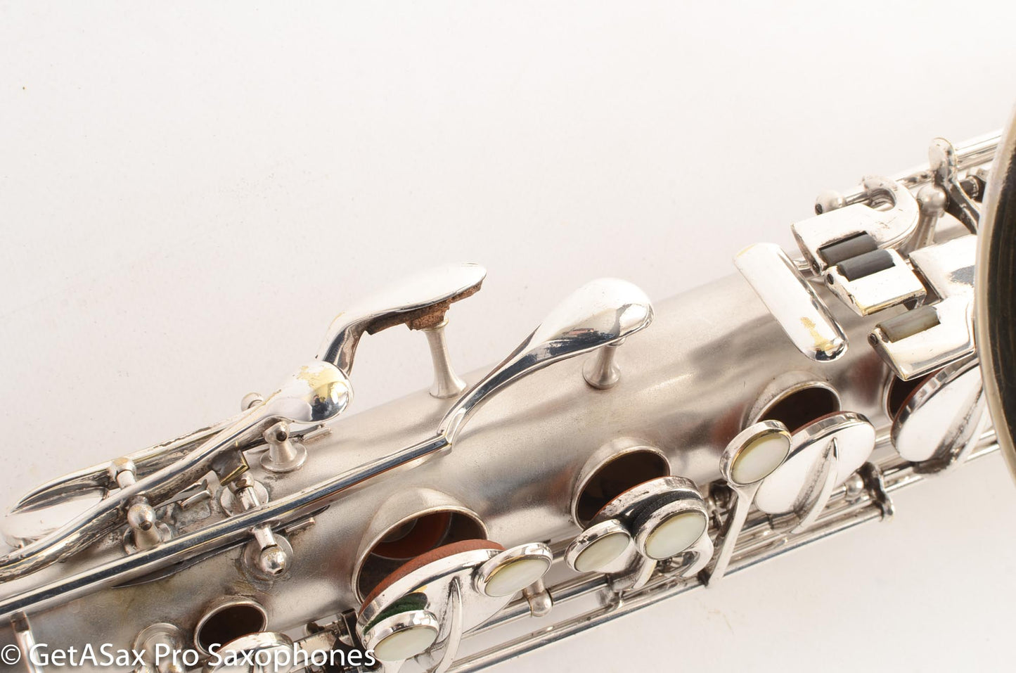 Conn New Wonder 1 Tenor 1924 134421 Original Silver Plate Excellent!