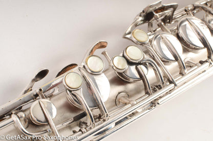Conn New Wonder 1 Tenor 1924 134421 Original Silver Plate Excellent!