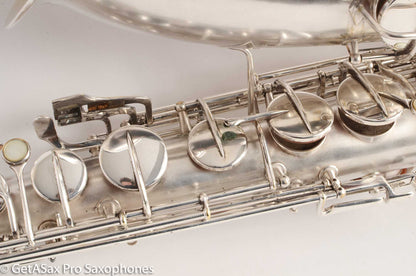 Conn New Wonder 1 Tenor 1924 134421 Original Silver Plate Excellent!