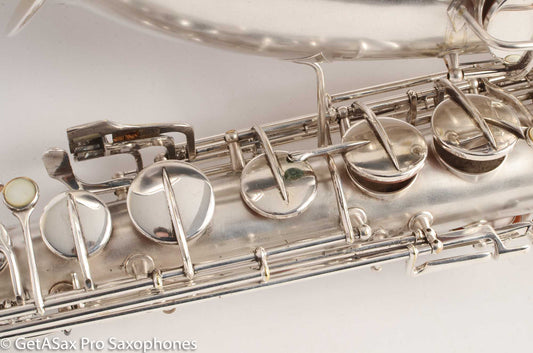 Conn New Wonder 1 Tenor 1924 134421 Original Silver Plate Excellent!