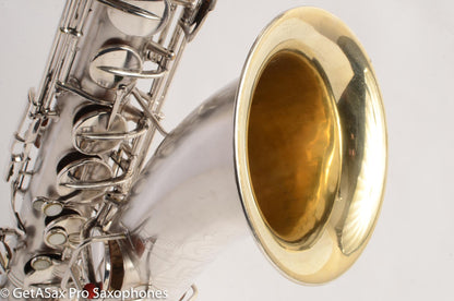 Conn New Wonder 1 Tenor 1924 134421 Original Silver Plate Excellent!