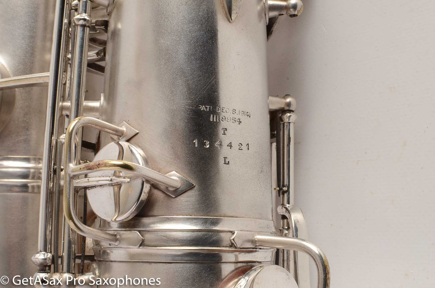 Conn New Wonder 1 Tenor 1924 134421 Original Silver Plate Excellent!