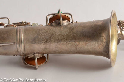 Conn New Wonder II Alto 177k “Chu Berry” Original Silver Plate Needs OH
