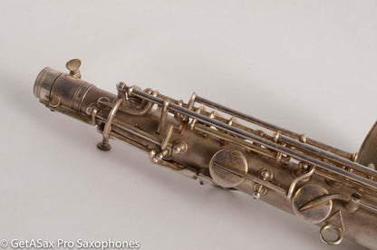 Conn New Wonder II Alto 177k “Chu Berry” Original Silver Plate Needs OH
