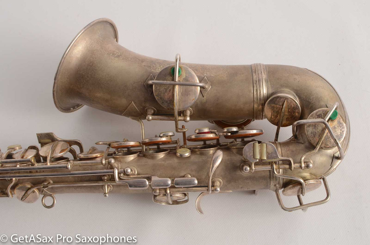 Conn New Wonder II Alto 177k “Chu Berry” Original Silver Plate Needs OH
