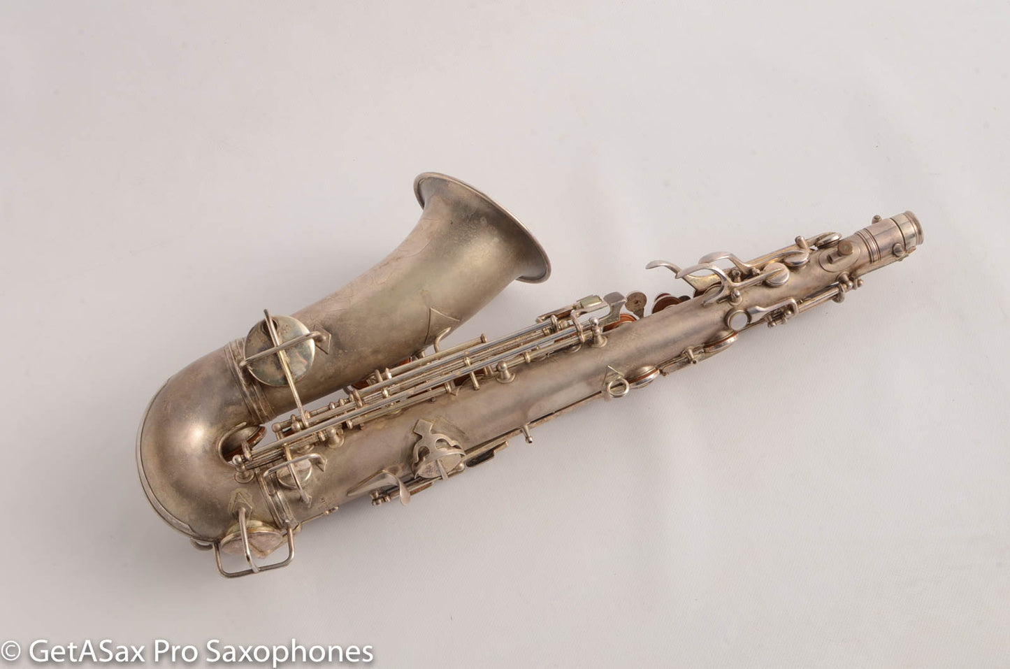 Conn New Wonder II Alto 177k “Chu Berry” Original Silver Plate Needs OH
