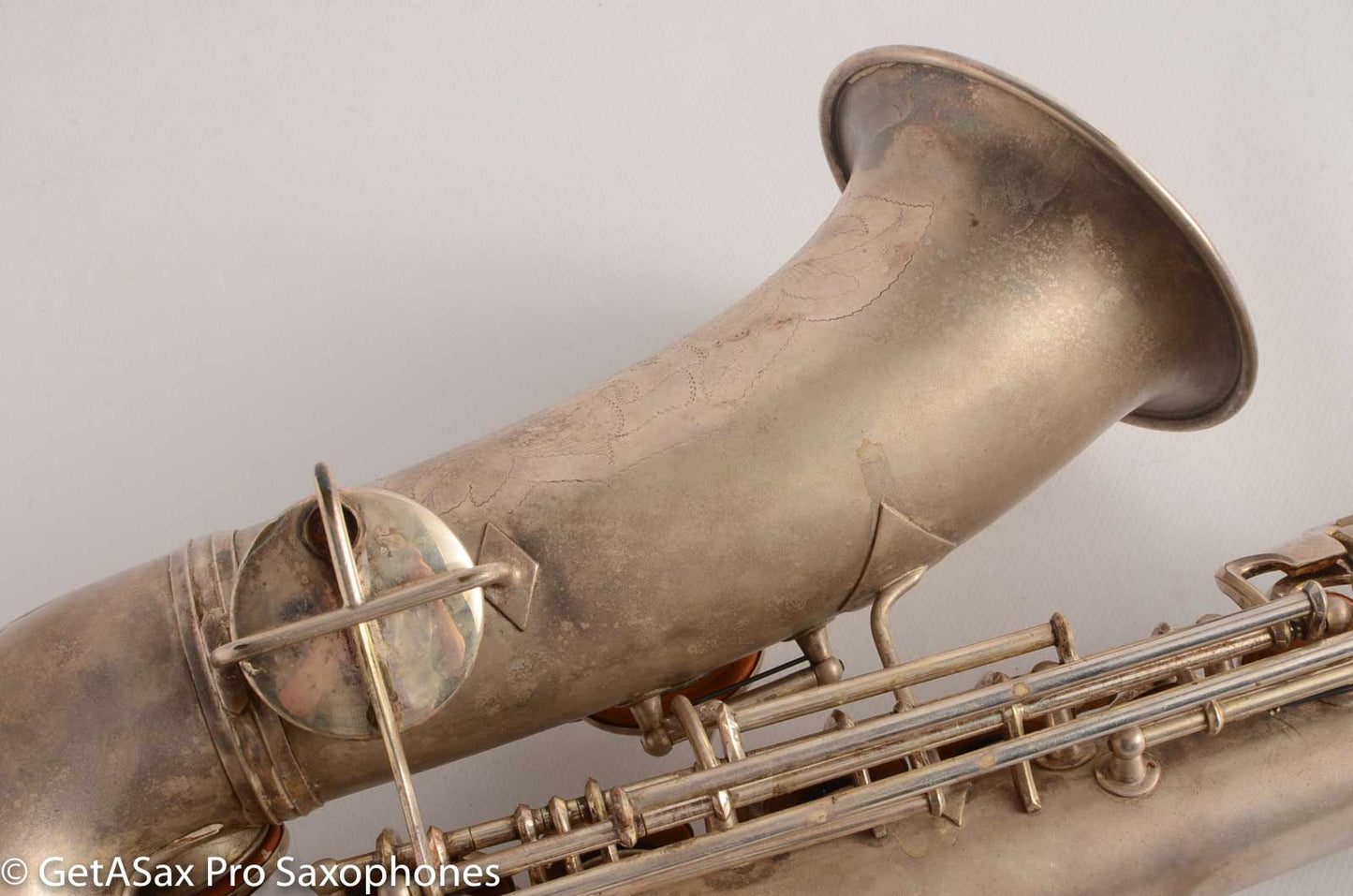 Conn New Wonder II Alto 177k “Chu Berry” Original Silver Plate Needs OH